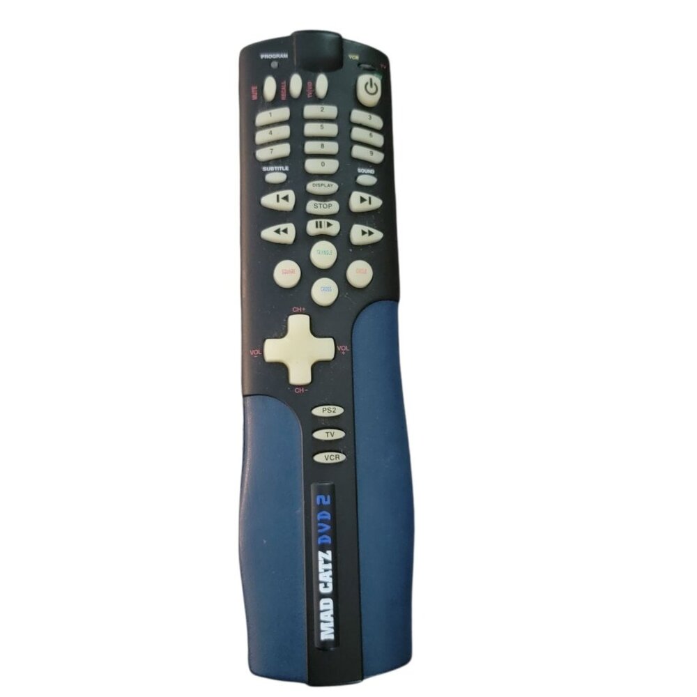 Genuine Mad Catz DVD 2 Remote Control Receiver PS2 Tested and Works